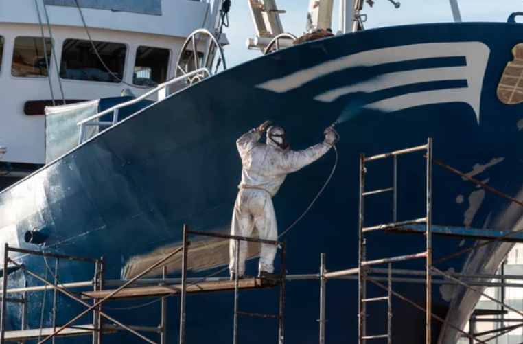 Boat-Manufacturers-Spray Gun Cleaning and solvent recovery